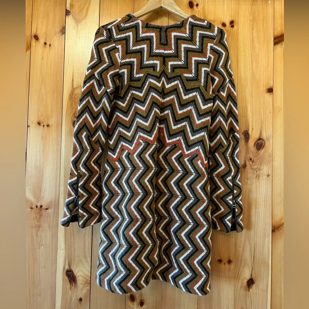 Free People Rhiannon Chevron Sweater dress. Size medium.
